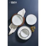 Kahramanlar X Enza Defne 24 Parça 6 Kişilik Porselen Yemek Takımı