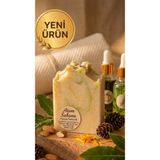 KAHTELLA NATUREL Atom Zeytinyağı Sabunu (% 100 Saf Zeytinyağı ile Kabak Çekirdeği Yağı, Badem Yağı, Biberiye Yağı, Çam Terebentin Yağı, Aynı Sefa Yağı, Defne Yağı Karışımı Atom Sabunu)