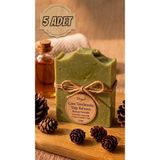 KAHTELLA NATUREL Çam Terebentin Yağlı Sabun 5 ADET (%100 saf zeytinyağı ve Çam Terebentin Yağı Karışımı)