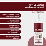 Kahu Naturals Paw&coat 250 ml Vücut ve Pati Temizleme Spreyi %100 Doğal Temizlik ve Bakım