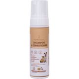Kahu Naturals Shampoo Conditioner Organik Içerikli Nemlendirici Durulanmayan Kedi ve Köpek Kuru Köpük Şampuan 200 ml - Beyaz - Standart