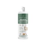 Kahu Naturals TenderCare Şampuan ve Nemlendirici, Yavru ve Hassas Cilde Sahip Kedi ve Köpekler için, Hipoalerjenik, Bitkisel Ekstrakt, 250 ml