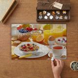 Kahvaltı Masası - Yemek Görselleri Tasarımı 240 Parça Ahşap Puzzle Ahşap Kutuda MP01657