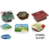 Kahvaltılık Piknik Set 6 Çeşit (12 Li Set) - 1,2 kg