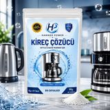 Kahve & Çay Makinesi Doğal Kireç Çözücü 15g x 6 Paket | Kireç Çözücü Toz