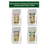 Kahve Dünyası 1x4 kg Yöresel Çekirdek Kahve Tanışma Paketi