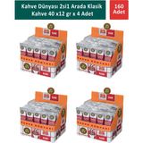Kahve Dünyası 2si1 Arada Klasik Kahve 40 x 12 gr x 4 Adet - Öğütülmüş