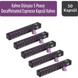 Kahve Dünyası 5 Peace Decaffeinated Espresso Kapsül Kahve 50 Kapsül - 5 Adet