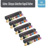 Kahve Dünyası 50 Kapsül Selection Kapsül Kahve Fındık Vanilya Karamel Aromalı Premium Tat Deneyimi - 1 Adet