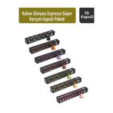 Kahve Dünyası 70'li Espresso Süper Karışım Kapsül Paketi