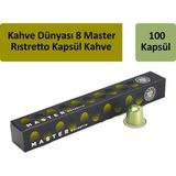 Kahve Dünyası 8 Master Rıstretto Kapsül Kahve x 10 Adet - 1 Adet