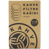 Kahve Dünyası 80 Adet Kağıt Filtre Kahve Kağıdı No:4 Türkiye Menşeli Yoğun Aroma Sunar