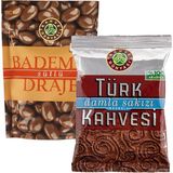 Kahve Dünyası Bademli Draje ve Damla Sakızlı Türk Kahvesi - 1 Adet