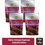 Kahve Dünyası Espresso Çekirdek Kahve 250 gr x 4 Adet
