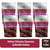 Kahve Dünyası Espresso Çekirdek Kahve 250 gr x 6 Adet
