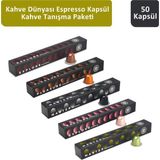 Kahve Dünyası Espresso Kapsül Tanışma Paketi 50 Kapsül - 1 Adet