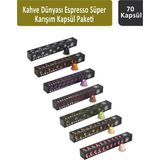 Kahve Dünyası Espresso Süper Karışım Kapsül Paketi 70 Kapsül - 1 Adet