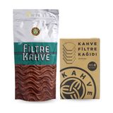 Kahve Dünyası Filtre Kahve 250 gr + Filtre Kahve Kağıdı 80 Adet