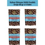 Kahve Dünyası Fındıklı Draje 60 gr x 4 Adet Sütlü Çikolata ile Fındık Lezzetini Birleştiriyor