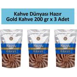 Kahve Dünyası Gold Hazır Kahve 200 gr x 3 Adet - 600 gr - Türk Kahvesi
