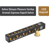 Kahve Dünyası Pleasure Vanilya Aromalı Espresso Kapsül Kahve 120 Kapsül - 1 Adet