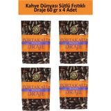 Kahve Dünyası Portakallı Bitter Draje 60 gr x 4 Adet Lezzetli Çikolata İkramı