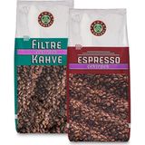 Kahve Dünyası Taze Çekilmiş Yoğun Aroma Çekirdek Filtre Kahve ve Espresso 1 kg