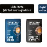 Kahve Dünyası Tchibo Eduscho Çekirdek Kahve Tanışma Paketi 500 gr x 2 Adet - 1 Adet