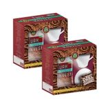 Kahve Dünyası Türk Kahvesi Orta Kavrulmuş, 4x100 G, Fincan Hediyeli, 2 Adet