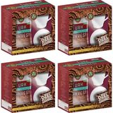 Kahve Dünyası Türk Kahvesi Orta Kavrulmuş 4X100 G + Fincan Hediyeli x 4 Adet - 4 Paket
