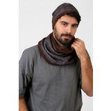 Kahve Erkek Bere ve Boyunluk 2li Set Takım Scot BB-107