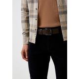 Kahve Erkek Hakiki Deri Floater Desenli Tokalı 4 Cm Kemer NCS JEANS 12 0 105