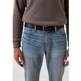 Kahve Erkek Hakiki Deri Floater Desenli Tokalı 4 Cm Kemer NCS JEANS 8 0 105