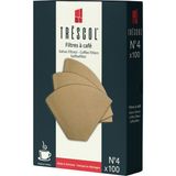 Kahve Filtre Kağıdı 4 Numara Naturel 100 Adet - Kağıt ve Metal Filtre