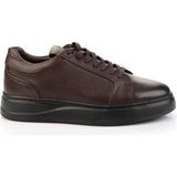 Kahve Hakiki Deri Erkek Sneaker E01593520541