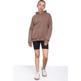 Kahve Kanguru Cepli Basic Şardonlu Kız Çocuk Kapüşonlu Sweatshirt 21208 - Kahverengi - 13 - 14 Yaş