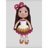 Kahve Karnaval Bebek Amigurumi Organik Oyuncak