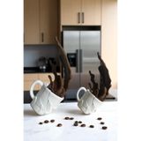 Kahve Köşesi 2'Lİ Dökülen Kahve Dekor Set Biblo 20,5 cm, 17,5 cm, 23b452evrw