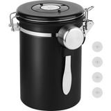 Kahve Kutusu Saklama Kabı - 22 Oz Paslanmaz Çelik Hava Geçirmez Kahve Çekirdeği Saklama Zemini - Çok Renkli - Genel