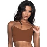 Kahve Mı Emay 4003 Soft Ip Askı Büstiyer - 3XL
