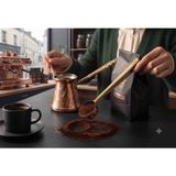 Kahve Ölçü Kaşığı 1 Adet Mandallı Gold