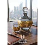 Kahve Sunum Seti | Kahve Sunumluk | Söz Nişan Kahve Seti | Gold Kahve Fincanı Su Bardağı Lokumluk ve Sunum Tabağı Seti - Altın