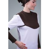 Kahve Tesettür Boyunluk Viskon Kumaş Düz 1003_14
