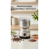 Kahve Ve Baharat Öğütücü Makine Paslanmaz Çelik Ergonomik Kullanım