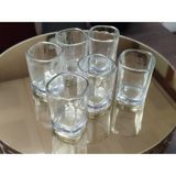 Kahve Yanı Bardak Shot Bardak 50CC Kare Bardak - 12li set