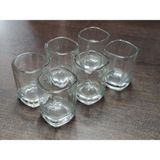 Kahve Yanı Bardak Shot Bardak 50CC Kare Bardak - 6lı set