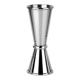 Kahveciniz Ikili Çelik Ölçek-Jigger Paslanmaz Çelik 25/50 ml Şık ve Dayanıklı Kokteyl Ölçü Kabı