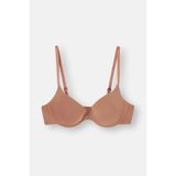 Kahverengi 1075KC Ione T-Shirt Bra Desteksiz Sütyen - 90B