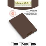 Kahverengi 19X25 Cm Ebat Not Defteri