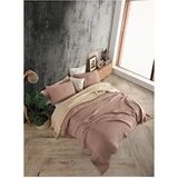 Kahverengi 4 Katlı Multi Muslin %100 Pamuk Çift Kişillik Yatak Örtüsü/pike 230X250 cm Battal Boy - 230 x 250 cm